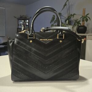 Michael Kors Cevron Selma Satchel